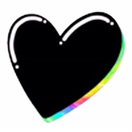 🖤 Эмодзи «GLITCHY chrome» для Telegram