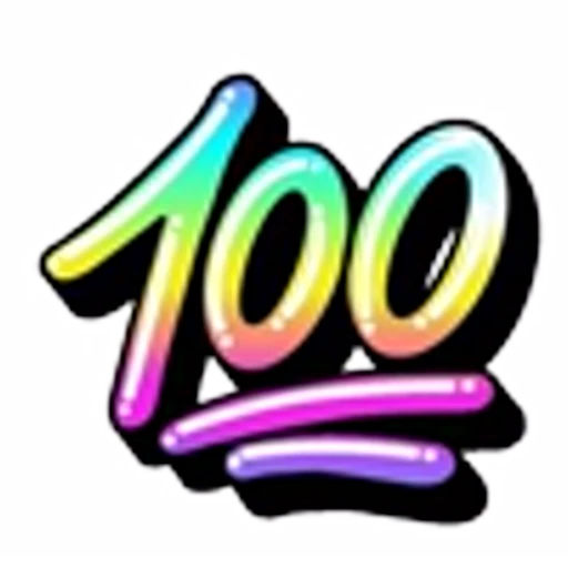 💯 Эмодзи «GLITCHY chrome» для Telegram