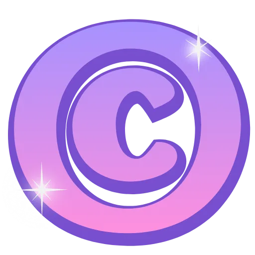 ©️ Эмодзи «блестяшка» для Telegram