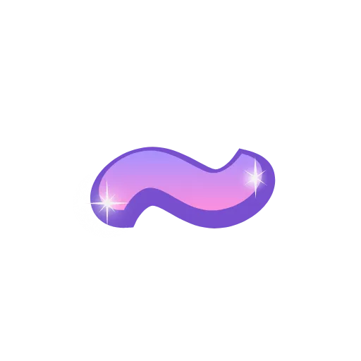 〰️ Эмодзи «блестяшка» для Telegram