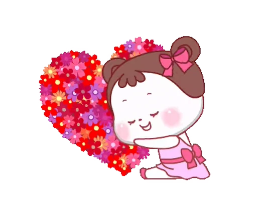 ❤ Стикер «Glitter Ba» для Telegram