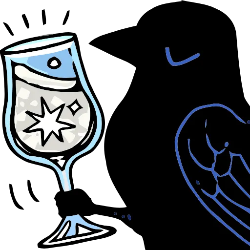 🥂 Эмодзи «Crow» для Telegram
