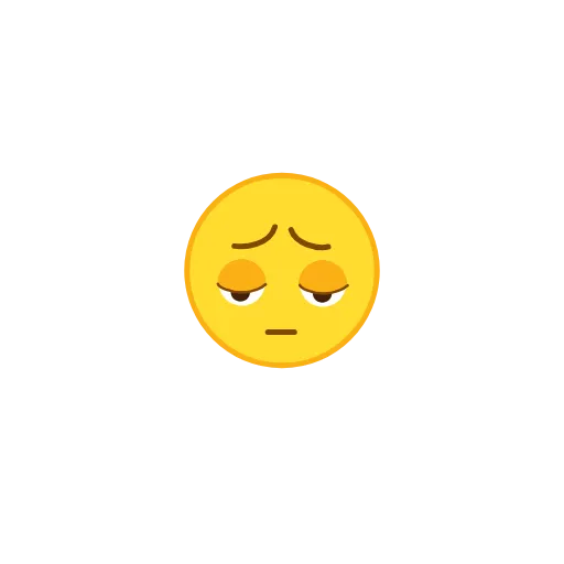 😔 Стикер «Glitter Emotion» для Telegram