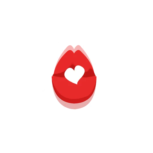 💋 Стикер «Glitter Emotion» для Telegram