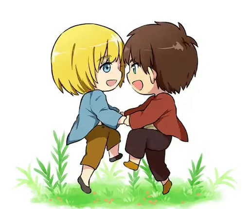 Стикерпак Glitter Friends для Telegram — скачать