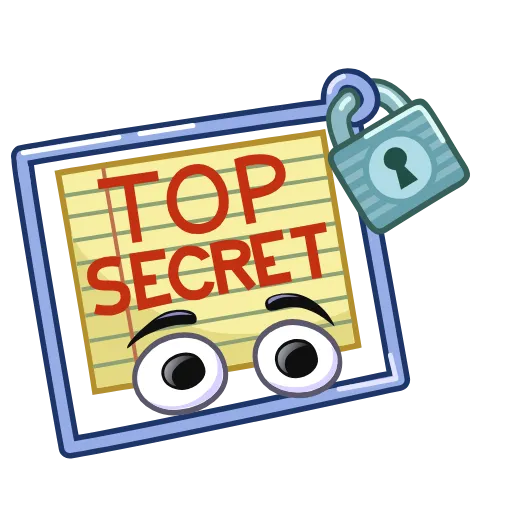 🤐 Стикер «Glitter Pin» для Telegram
