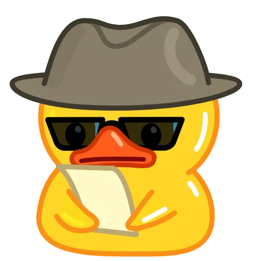 😎 Стикер «Telegram Duck» для Telegram