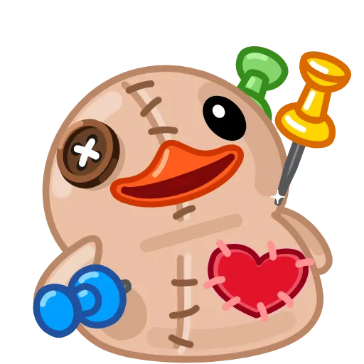 😘 Стикер «Telegram Duck» для Telegram