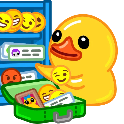 🗃 Стикер «Telegram Duck» для Telegram