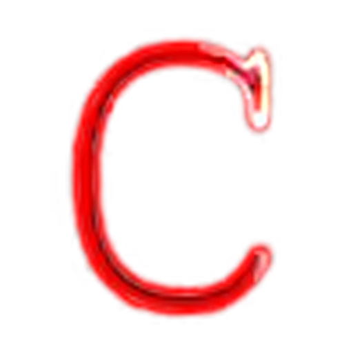 🔺 Эмодзи «Red Blue glitter font» для Telegram