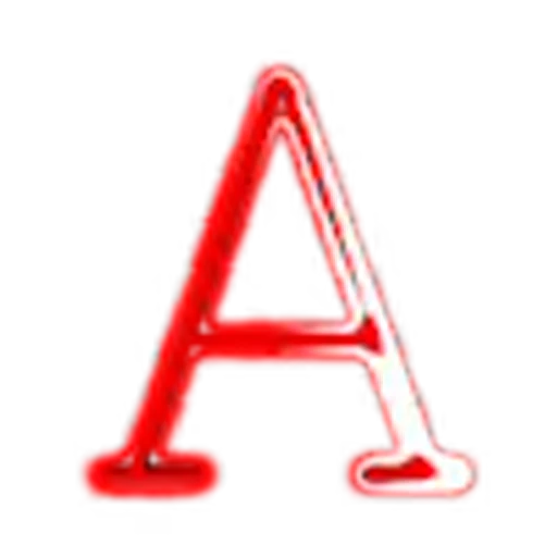 Эмодзи Red Blue glitter font для Telegram — скачать