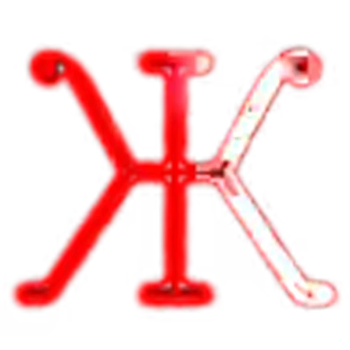 🔺 Эмодзи «Red Blue glitter font» для Telegram