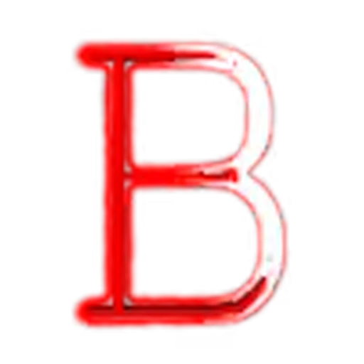 🔺 Эмодзи «Red Blue glitter font» для Telegram