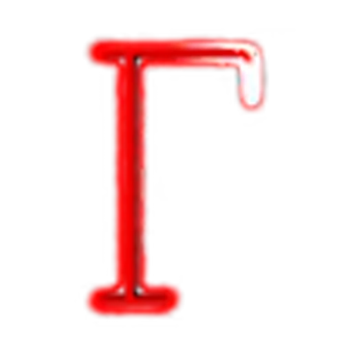🔺 Эмодзи «Red Blue glitter font» для Telegram