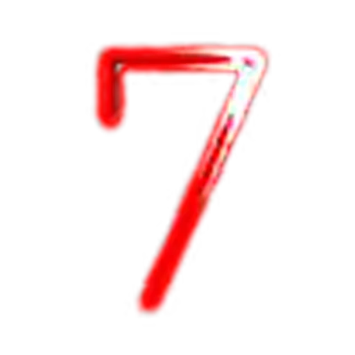 7️⃣ Эмодзи «Red Blue glitter font» для Telegram
