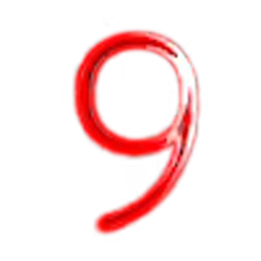 9️⃣ Эмодзи «Red Blue glitter font» для Telegram