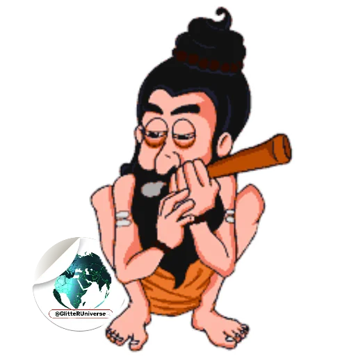 🚬 Стикер «BaBa» для Telegram