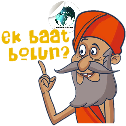 🙄 Стикер «BaBa» для Telegram