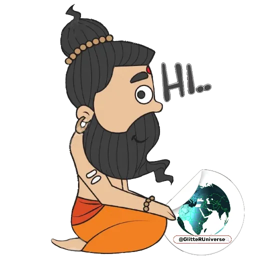 😊 Стикер «BaBa» для Telegram