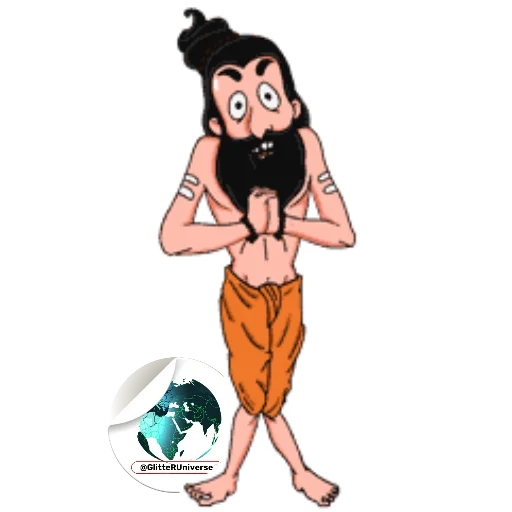 🙏 Стикер «BaBa» для Telegram