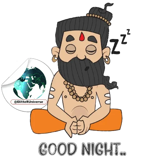 😴 Стикер «BaBa» для Telegram
