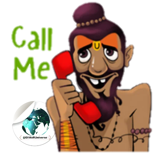 📞 Стикер «BaBa» для Telegram