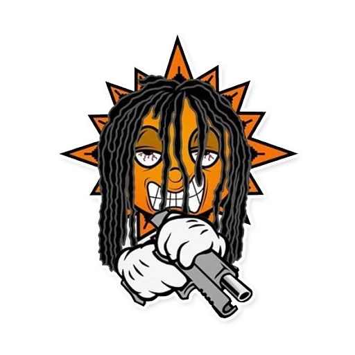 🔫 Стикер «glogang» для Telegram