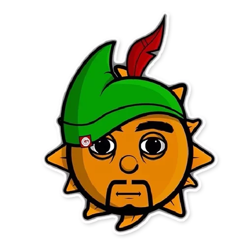🍀 Стикер «glogang» для Telegram