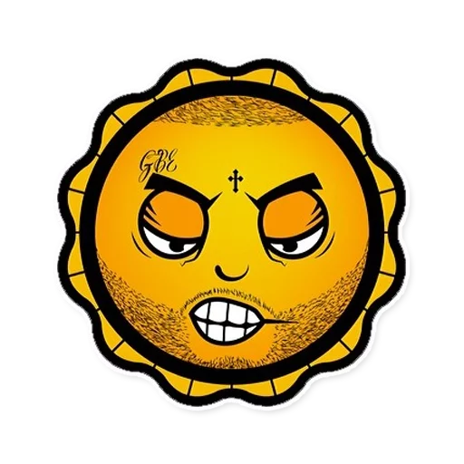 🌝 Стикер «glogang» для Telegram