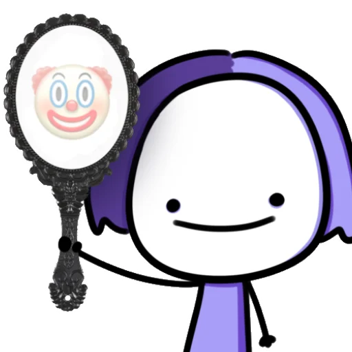 🪞 Стикер «glooki» для Telegram