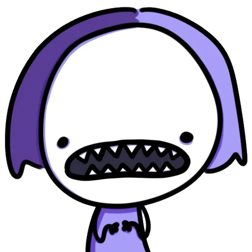 🦷 Стикер «glooki» для Telegram