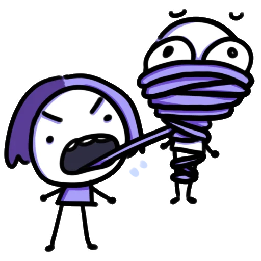 👅 Стикер «glooki» для Telegram