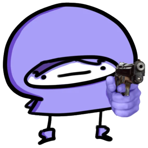 🔫 Стикер «glooki» для Telegram