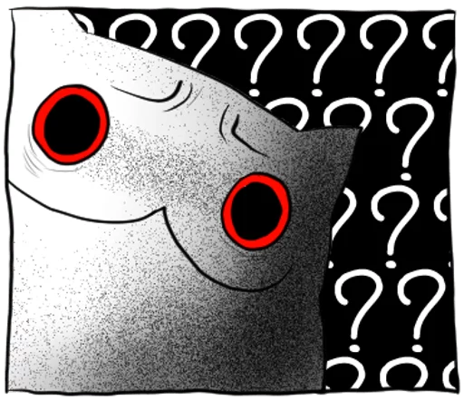 ❓ Стикер «Gloomy Cat» для Telegram