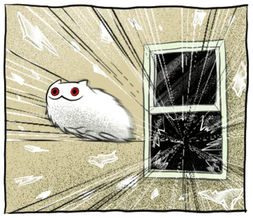 ✨ Стикер «Gloomy Cat» для Telegram