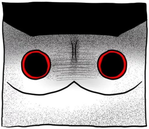 😀 Стикер «Gloomy Cat» для Telegram