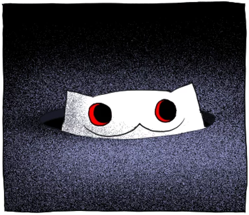 🙊 Стикер «Gloomy Cat» для Telegram