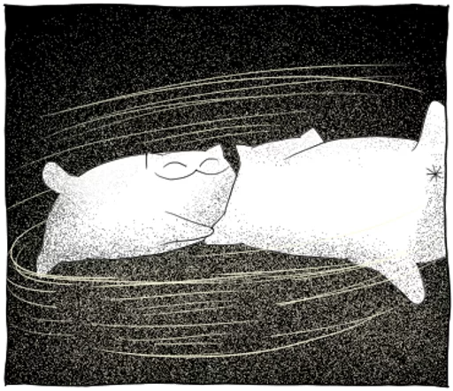✨ Стикер «Gloomy Cat» для Telegram