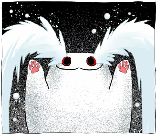 😭 Стикер «Gloomy Cat» для Telegram