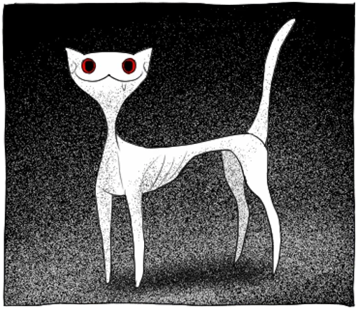 ✨ Стикер «Gloomy Cat» для Telegram