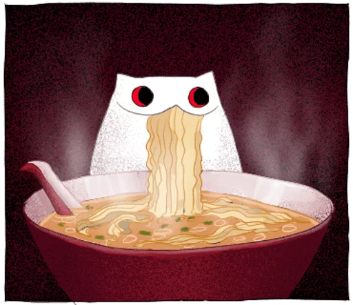 😀 Стикер «Gloomy Cat» для Telegram