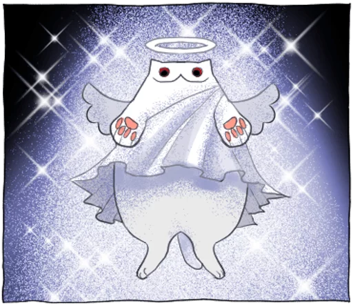 ✨ Стикер «Gloomy Cat» для Telegram