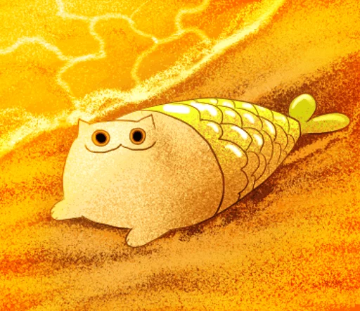 😀 Стикер «Gloomy Cat» для Telegram
