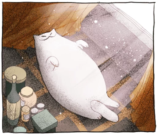 ✨ Стикер «Gloomy Cat» для Telegram