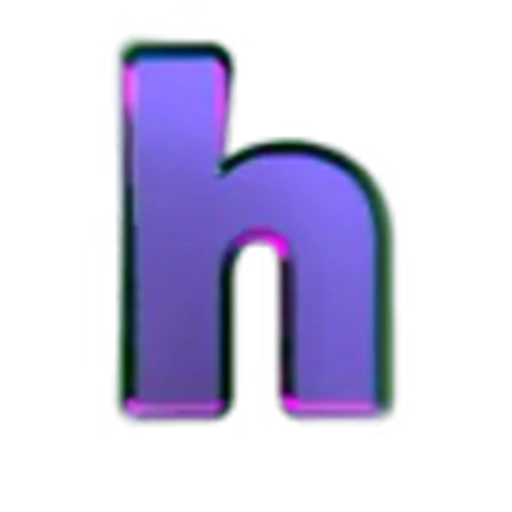 🔡 Эмодзи «Glowing Edge Font» для Telegram