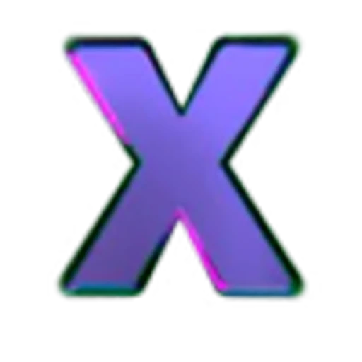 🔠 Эмодзи «Glowing Edge Font» для Telegram