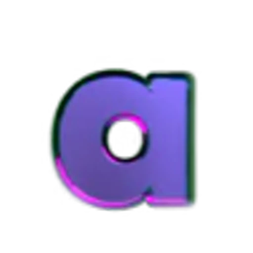 🔡 Эмодзи «Glowing Edge Font» для Telegram