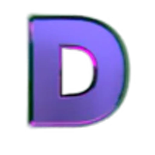 🔠 Эмодзи «Glowing Edge Font» для Telegram