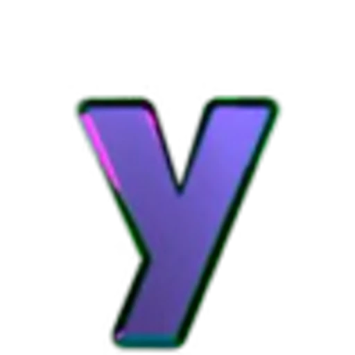 🔡 Эмодзи «Glowing Edge Font» для Telegram