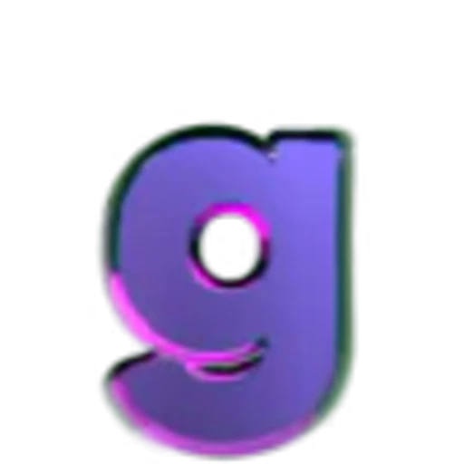 🔡 Эмодзи «Glowing Edge Font» для Telegram